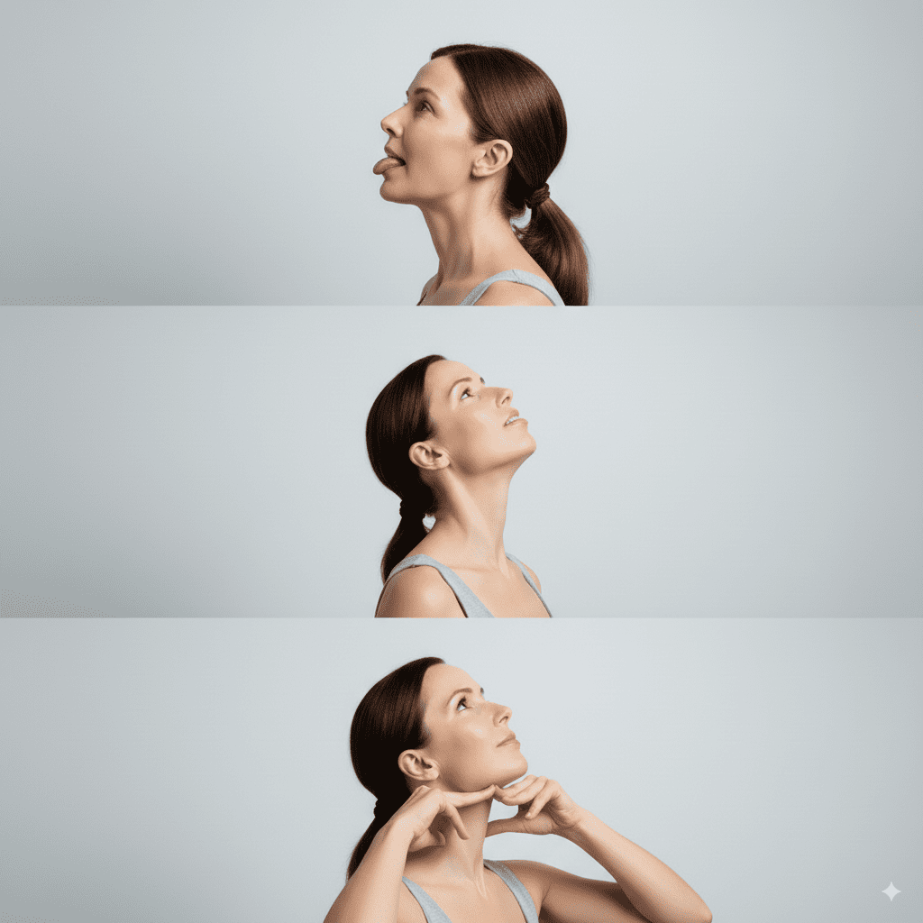 face yoga for double chin