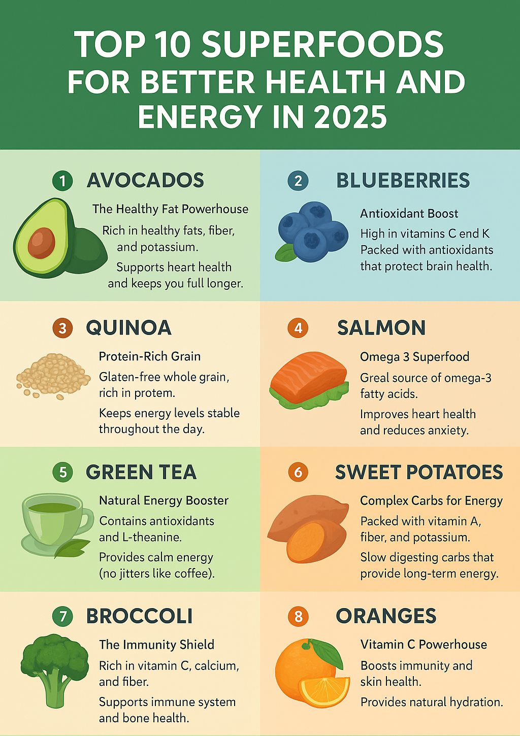 Healthy superfoods nuts salmon avocado