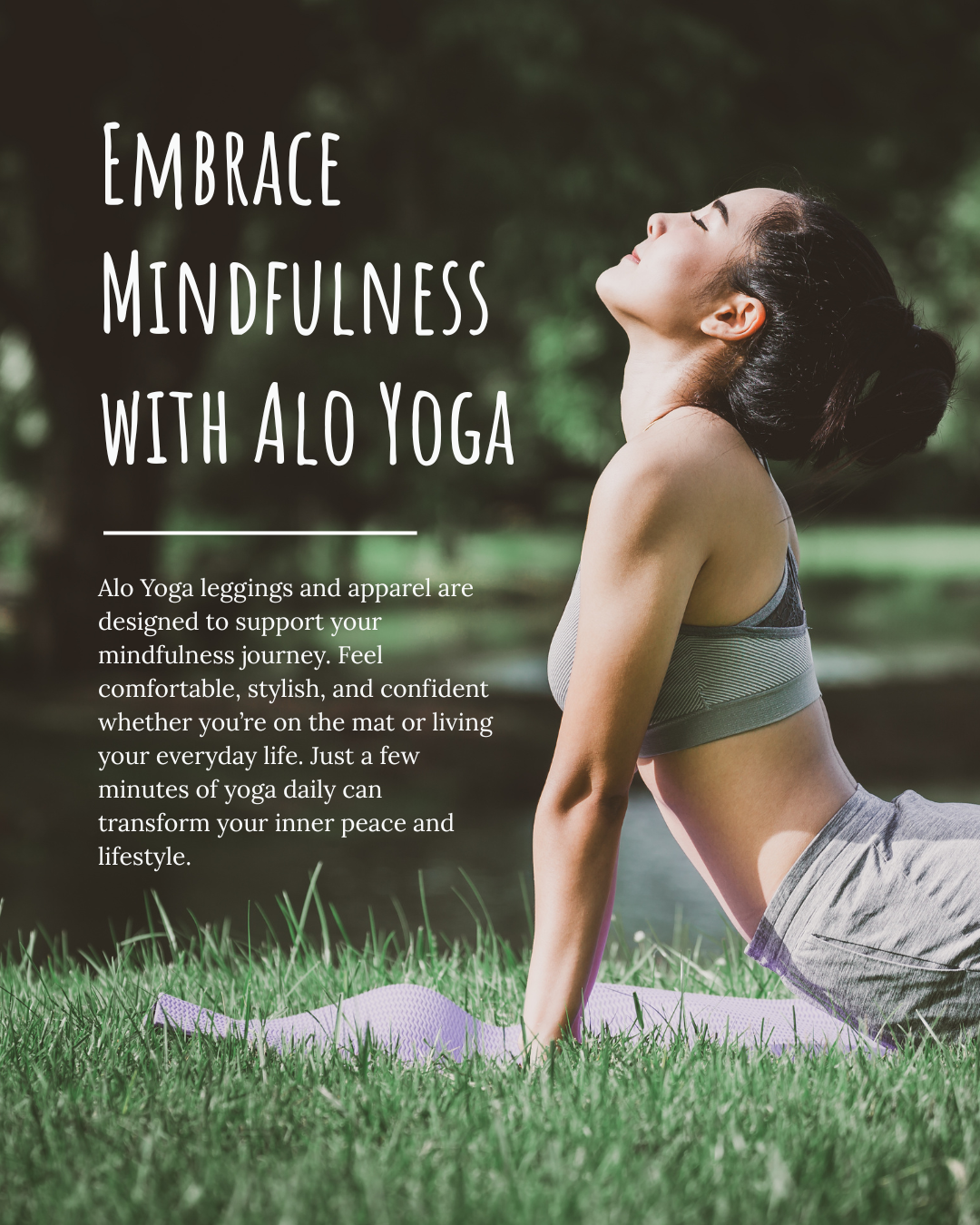 Mindful yoga meditation