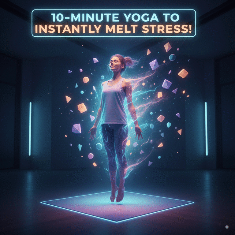10-minute yoga and breathing routine feature image