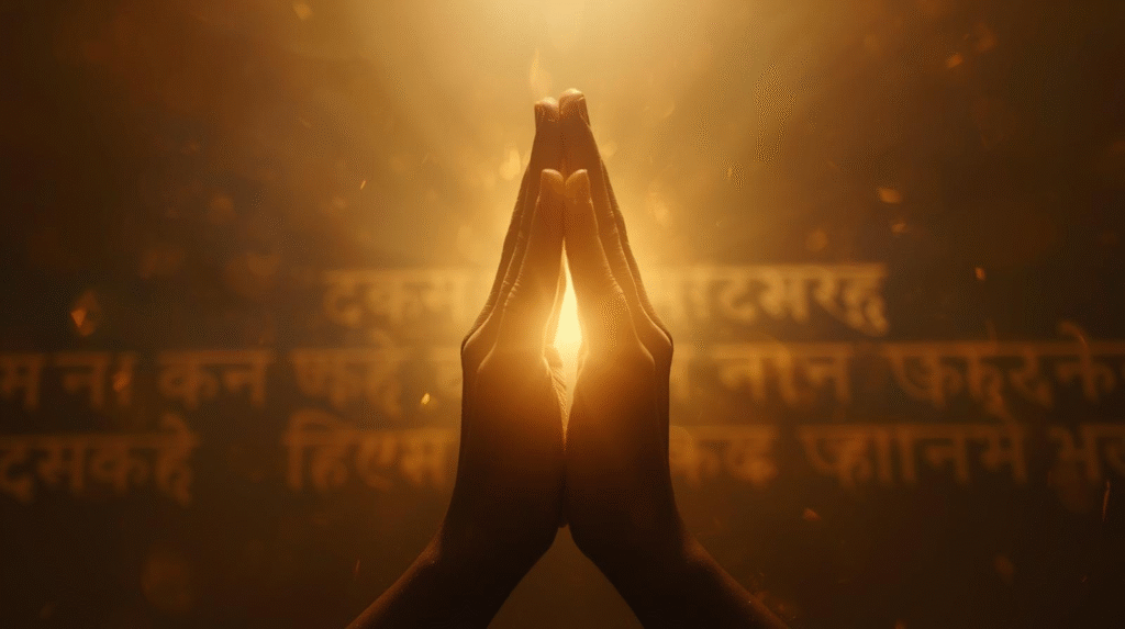 Namaste in yoga
