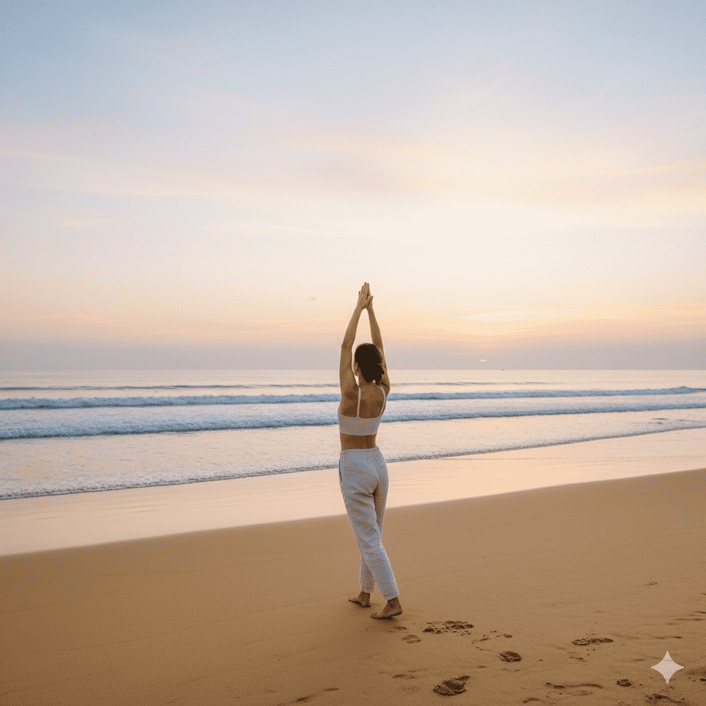 Surya Namaskar breathing sequence