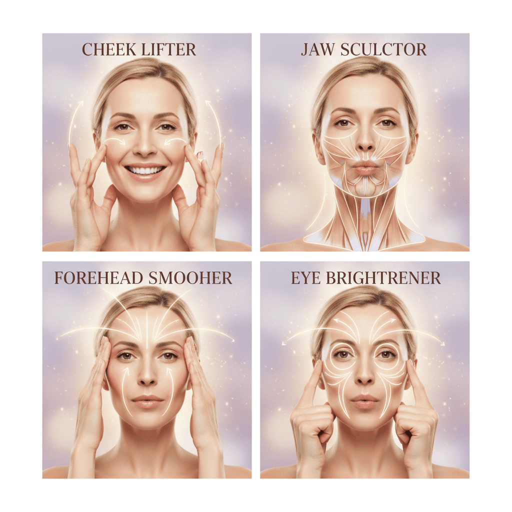 facial exercises for face fat
